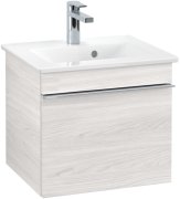 Тумба під раковину Villeroy & Boch Venticello 46,6х42,5 см ДСП/МДФ біле дерево/ручка хром A93101E8