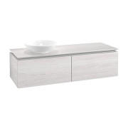 Тумба под раковину Villeroy & Boch Legato 140х38 см ДСП белое дерево B58700E8