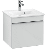 Тумба под раковину Villeroy & Boch Venticello 46,6х42,5 см МДФ стекло глянцевое белое/ручка хром A93101RE