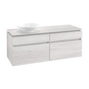 Тумба під раковину Villeroy & Boch Legato 140х55 см ДСП біле дерево B58800E8