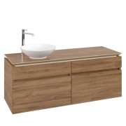 Тумба під раковину Villeroy & Boch Legato 140х55 см ДСП дуб канзас B58800RH