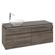 Тумба под раковину Villeroy & Boch Legato 140х55 см ДСП каменный дуб B58800RK