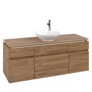 Тумба под раковину Villeroy & Boch Legato 140х55 см ДСП дуб канзас B58600RH
