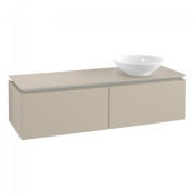 Тумба под раковину Villeroy & Boch Legato 140х38 см ДСП нежно-серый B58900VK