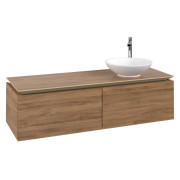 Тумба під раковину Villeroy & Boch Legato 140х38 см ДСП дуб канзас B58900RH
