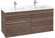 Тумба под раковину Villeroy & Boch Venticello 125,3х50,2 см ДСП дуб аризона/ручка медь A93005VH