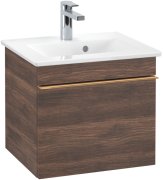 Тумба под раковину Villeroy & Boch Venticello 46,6х42,5 см ДСП дуб аризона/ручка медь A93105VH