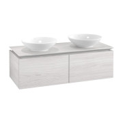 Тумба під раковину Villeroy & Boch Legato 140х38 см ДСП біле дерево B59100E8