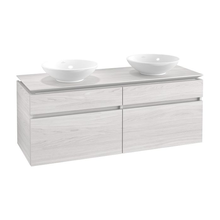 Тумба під раковину Villeroy & Boch Legato 140х55 см ДСП біле дерево B59200E8