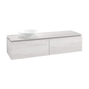 Тумба під раковину Villeroy & Boch Legato 160х38 см ДСП біле дерево B59500E8