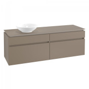 Тумба под раковину Villeroy & Boch Legato 160х55 см ДСП трюфель серый B59600VG