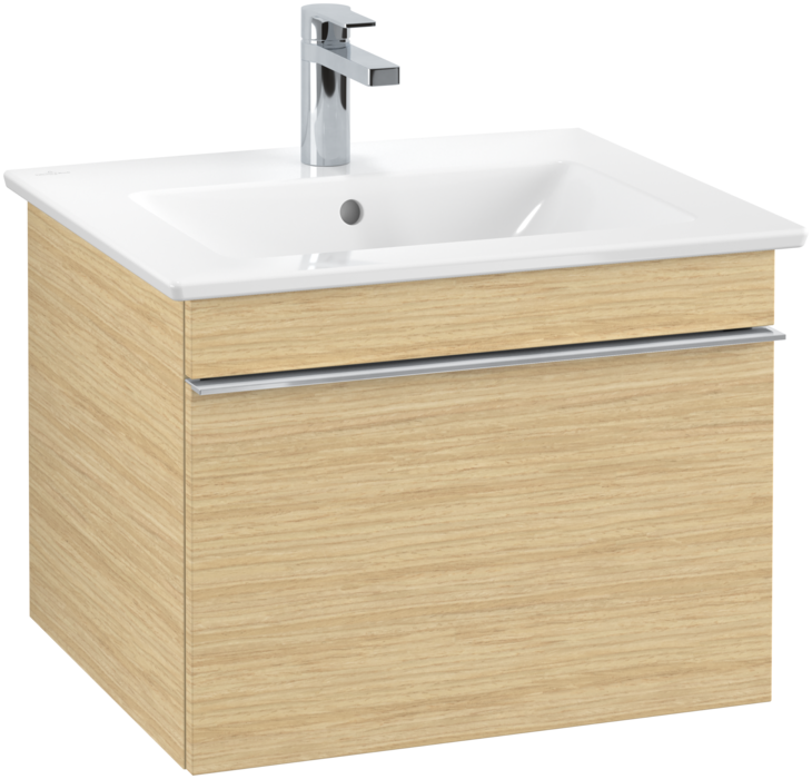 Тумба под раковину Villeroy & Boch Venticello 55,3х50,2 см ДСП северный дуб/ручка хром A93201VJ