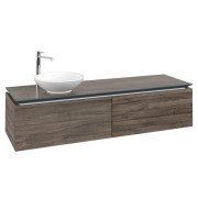 Тумба під раковину Villeroy & Boch Legato 160х38 см ДСП кам'яний дуб B59500RK