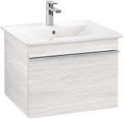 Тумба под раковину Villeroy & Boch Venticello 55,3х50,2 см ДСП/МДФ белое дерево/ручка хром A93201E8