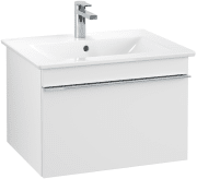 Тумба под раковину Villeroy & Boch Venticello 60,3х50,2 см ДСП/МДФ белый матовый/ручка хром A93301MS