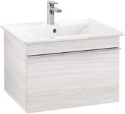 Тумба под раковину Villeroy & Boch Venticello 60,3х50,2 см ДСП/МДФ белое дерево/ручка хром A93301E8