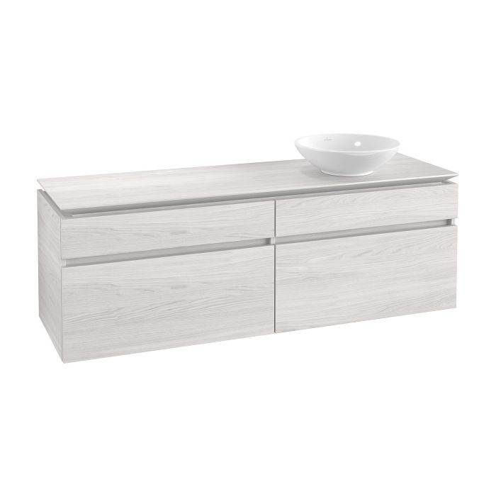 Тумба под раковину Villeroy & Boch Legato 160х55 см ДСП белое дерево B59800E8