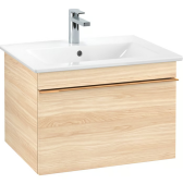 Тумба под раковину Villeroy & Boch Venticello 60,3х50,2 см ДСП вяз печатный/ручка медь A93305PN