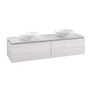 Тумба під раковину Villeroy & Boch Legato 160х38 см ДСП біле дерево B59900E8