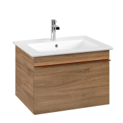 Тумба під раковину Villeroy & Boch Venticello 60,3х50,2 см ДСП дуб канзас/ручка мідь A93305RH