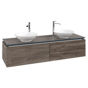 Тумба під раковину Villeroy & Boch Legato 160х38 см ДСП кам'яний дуб B59900RK