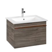 Тумба под раковину Villeroy & Boch Venticello 60,3х50,2 см ДСП каменный дуб/ручка медь A93305RK