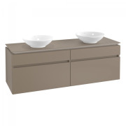 Тумба под раковину Villeroy & Boch Legato 160х55 см ДСП трюфель серый B60000VG