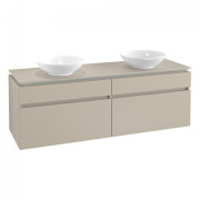 Тумба под раковину Villeroy & Boch Legato 160х55 см ДСП нежно-серый B60000VK