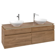 Тумба под раковину Villeroy & Boch Legato 160х55 см ДСП дуб канзас B60000RH