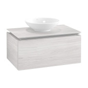 Тумба під раковину Villeroy & Boch Legato 80х38 см ДСП біле дерево B60100E8