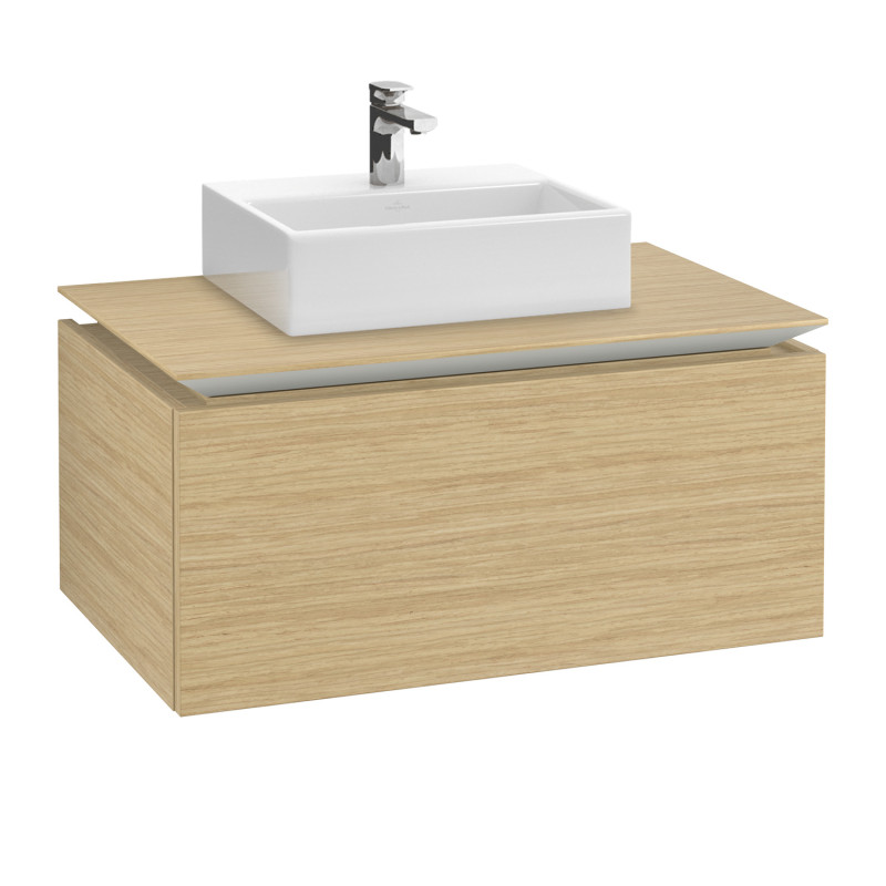 Тумба під раковину Villeroy&Boch Legato 80х38 см ДСП північний дуб B60100VJ