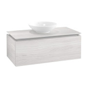 Тумба під раковину Villeroy & Boch Legato 100х38 см ДСП біле дерево B60300E8
