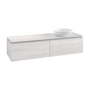 Тумба під раковину Villeroy & Boch Legato 160х38 см ДСП біле дерево B59700E8