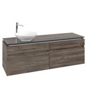Тумба під раковину Villeroy & Boch Legato 160х55 см ДСП кам'яний дуб B59600RK