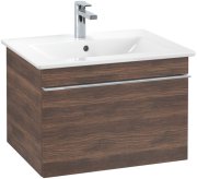 Тумба під раковину Villeroy & Boch Venticello 60,3х50,2 см ДСП дуб аризона/ручка хром A93301VH