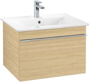 Тумба під раковину Villeroy & Boch Venticello 60,3х50,2 см ДСП північний дуб/ручка хром A93301VJ