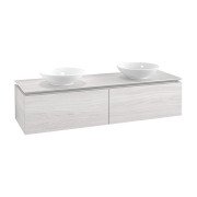 Тумба під раковину Villeroy & Boch Legato 160х38 см ДСП біле дерево B59900E8