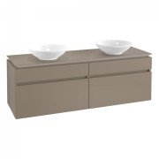 Тумба под раковину Villeroy & Boch Legato 160х55 см ДСП трюфель серый B60000VG