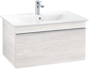 Тумба под раковину Villeroy & Boch Venticello 75,3х50,2 см ДСП/МДФ белое дерево/ручка хром A93401E8