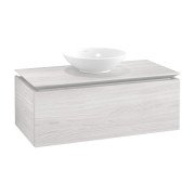 Тумба под раковину Villeroy & Boch Legato 100х38 см ДСП белое дерево B60300E8