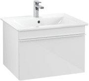 Тумба под раковину Villeroy & Boch Venticello 60,3х50,2 см МДФ глянцевый белый/ручка алюминий белый A93302DH