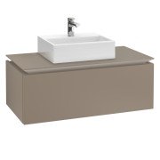 Тумба под раковину Villeroy & Boch Legato 100х38 см ДСП трюфель серый B60300VG