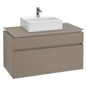 Тумба під раковину Villeroy & Boch Legato 100х55 см ДСП сірий трюфель B60400VG