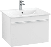 Тумба под раковину Villeroy & Boch Venticello 60,3х50,2 см ДСП/МДФ белый матовый/ручка алюминий белый A93302MS