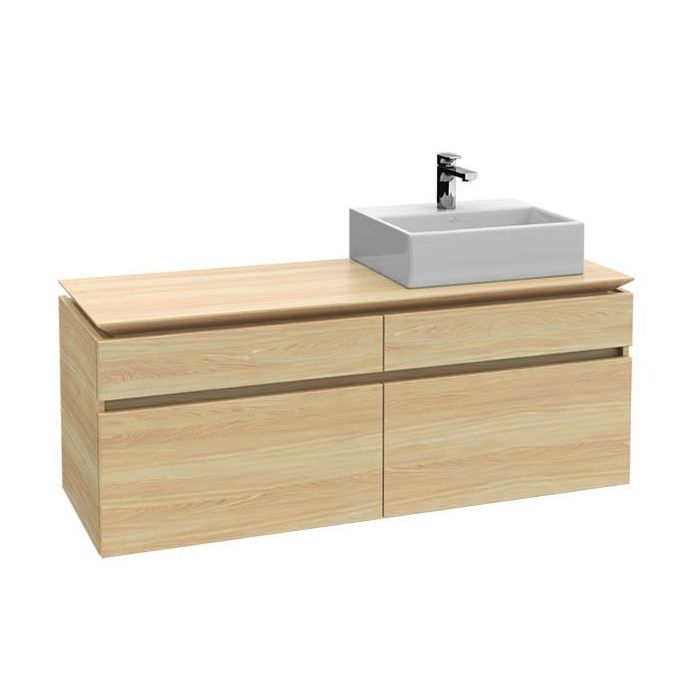 Тумба під раковину Villeroy&Boch Legato 140х55 см ДСП північний дуб B61600VJ