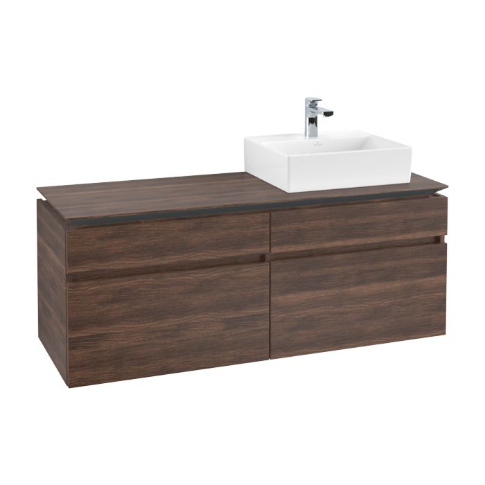 Тумба под раковину Villeroy & Boch Legato 140х55 см ДСП дуб аризона B61600VH