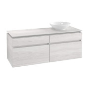 Тумба під раковину Villeroy & Boch Legato 140х55 см ДСП біле дерево B61600E8