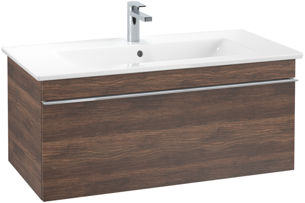 Тумба под раковину Villeroy & Boch Venticello 95,3х50,2 см ДСП дуб аризона/ручка хром A93501VH