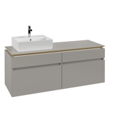 Тумба под раковину Villeroy & Boch Legato 140х55 см ДСП нежно-серый B61400VK