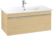 Тумба під раковину Villeroy & Boch Venticello 95,3х50,2 см ДСП північний дуб/ручка хром A93501VJ